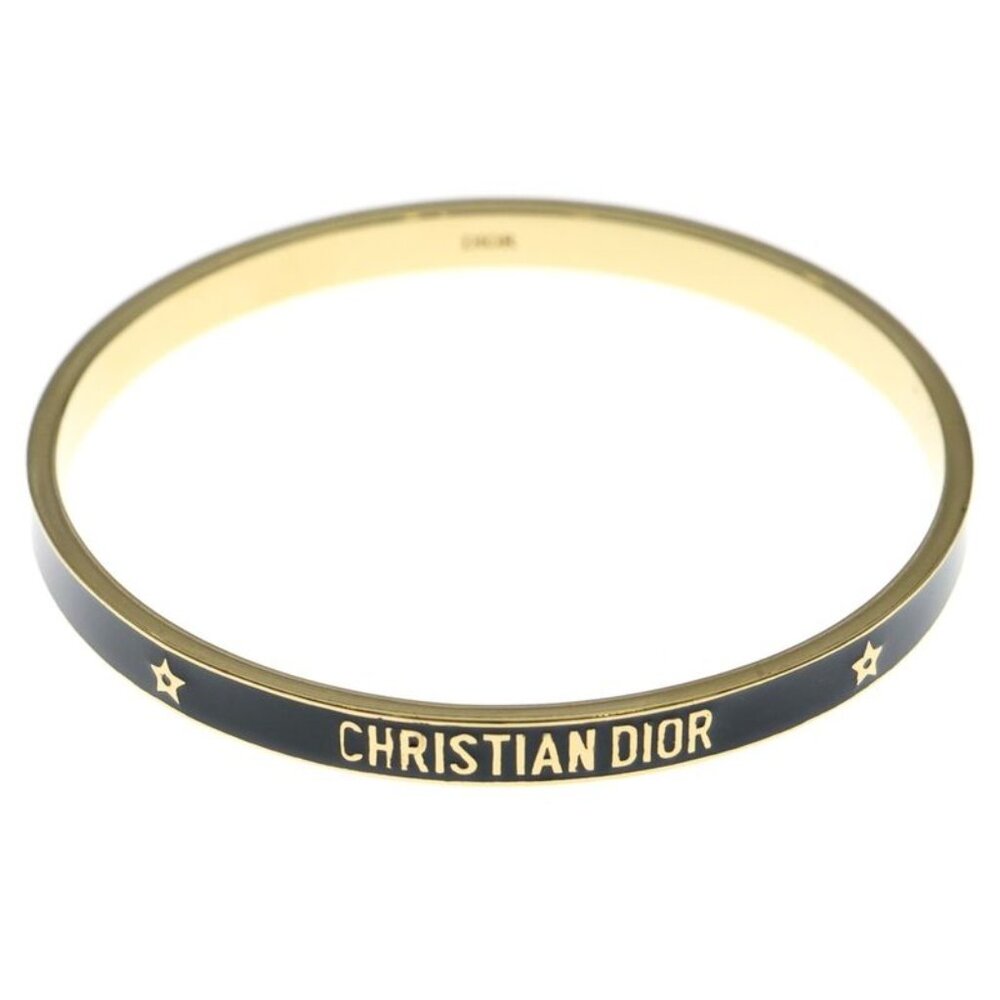Dior Code Bangle Bracelet Black Gold - image 4